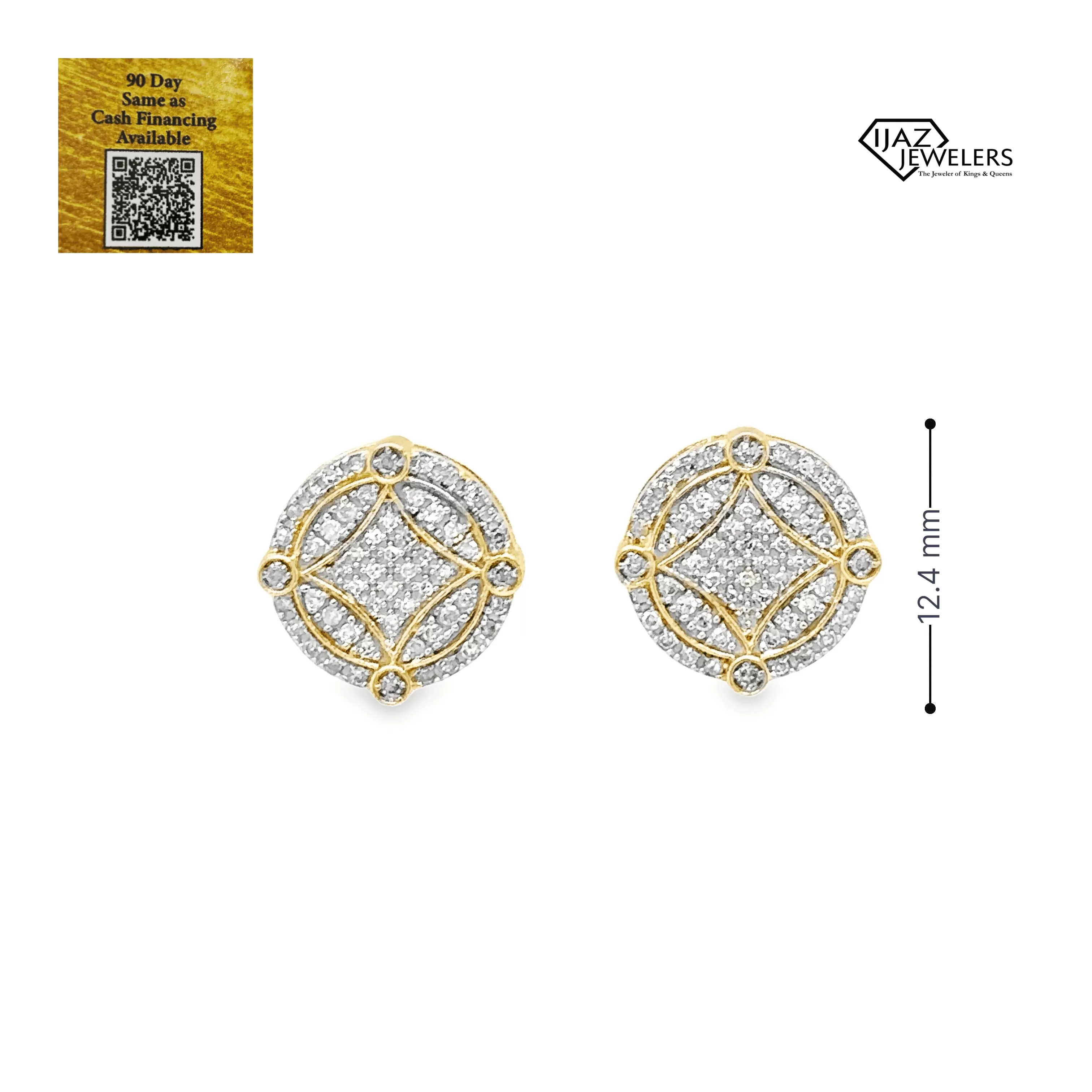 10K Gold 0.39 CTW Diamond Earrings