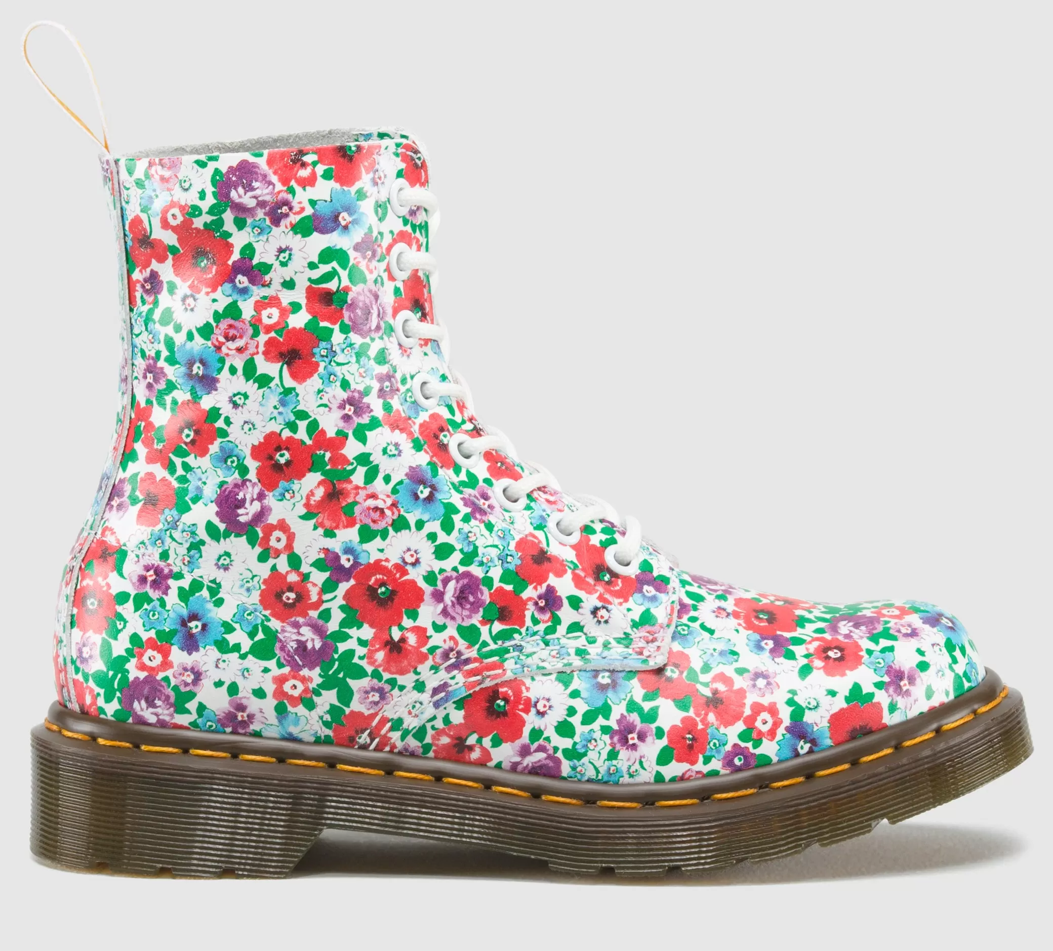 1460 Pascal White Wild Poppy Boots