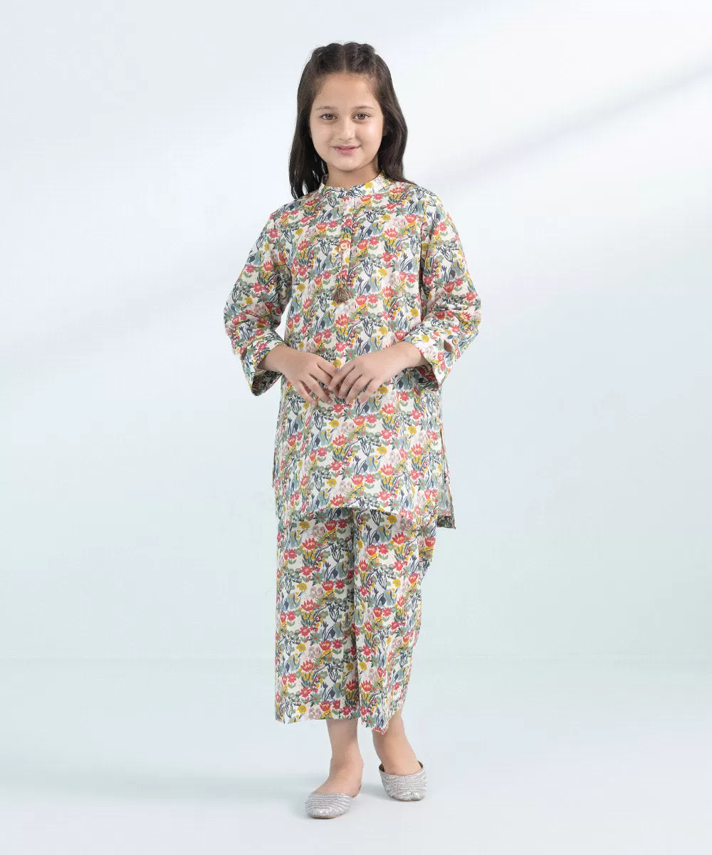 2 Piece -  Printed Lawn Suit