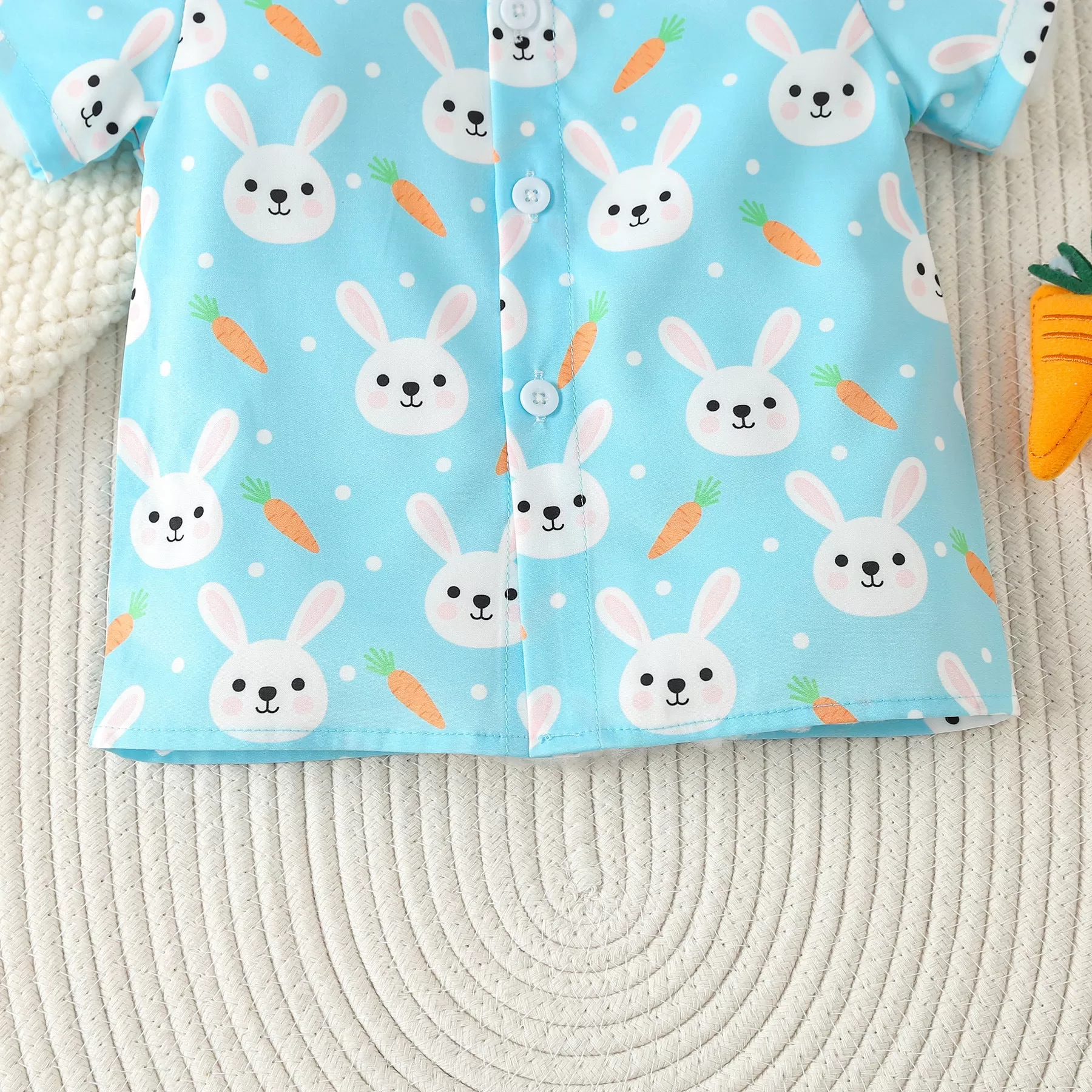 2 Pieces Set Baby Kid Boys Animals Tops And Solid Color Shorts Wholesale 24030142