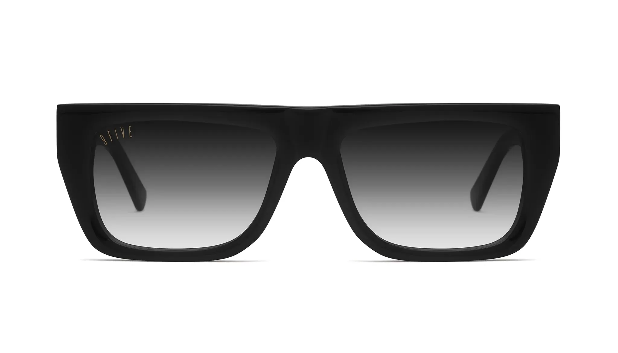 9FIVE EYEWEAR 212 BLACK GOLD W/ GRADIENT LENS