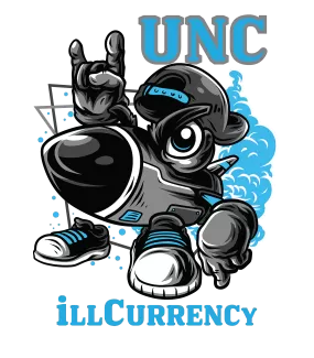 Air Jordan 1 "UNC Toe" | illcurrency Black T-Shirt (UNC ROCKS)