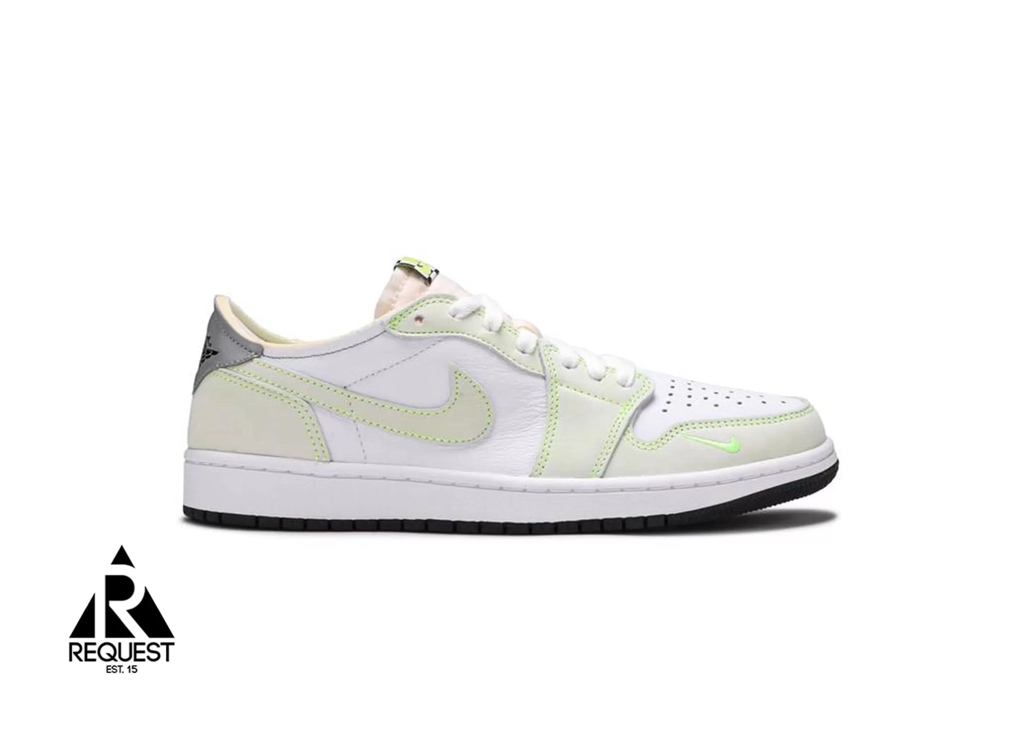 Air Jordan 1 Retro Low “White Ghost Green Black”