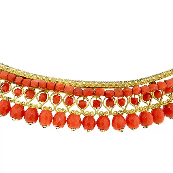 Antique French Empire Coral Tiara