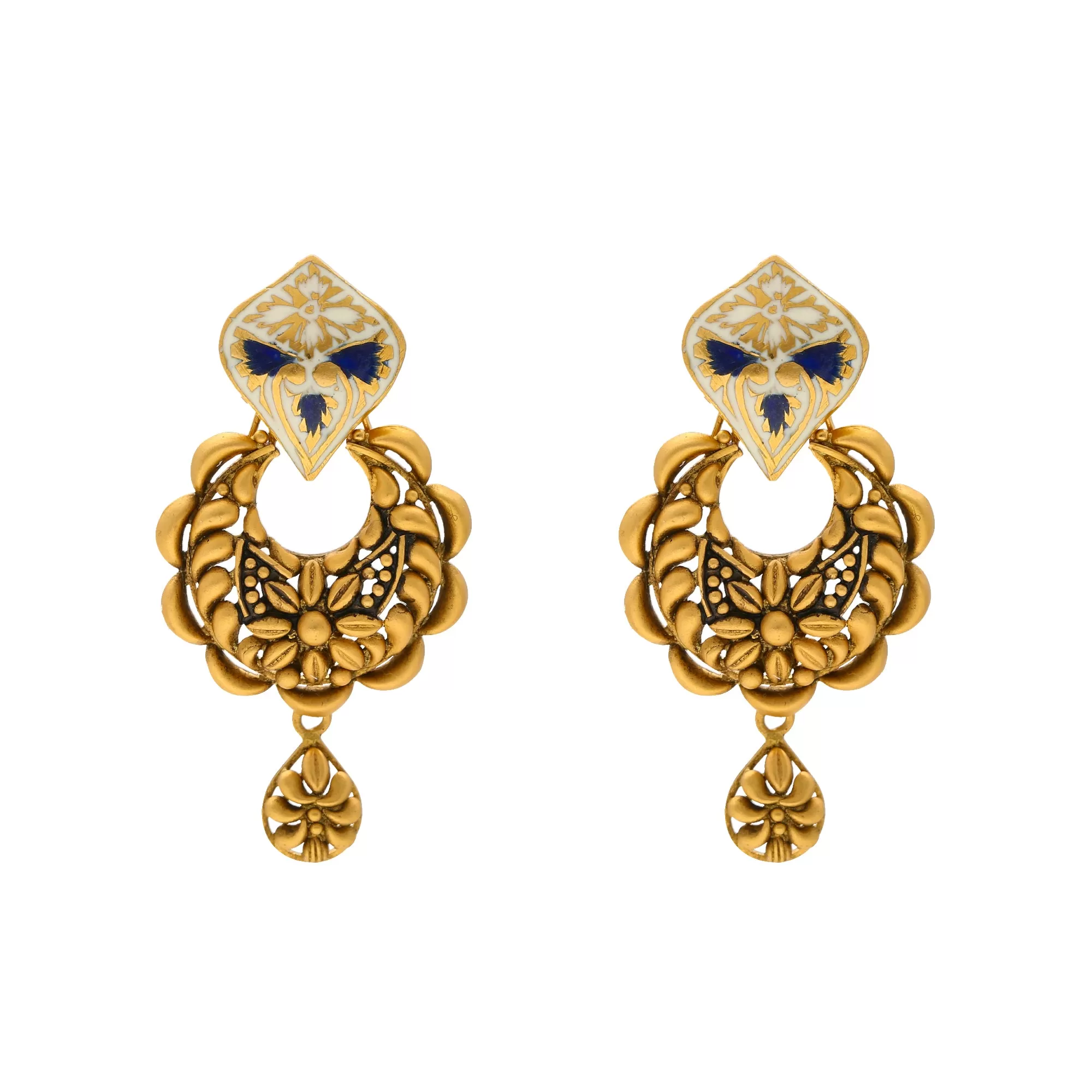 Anya Pendant Set in 22K Yellow Gold (24gm)