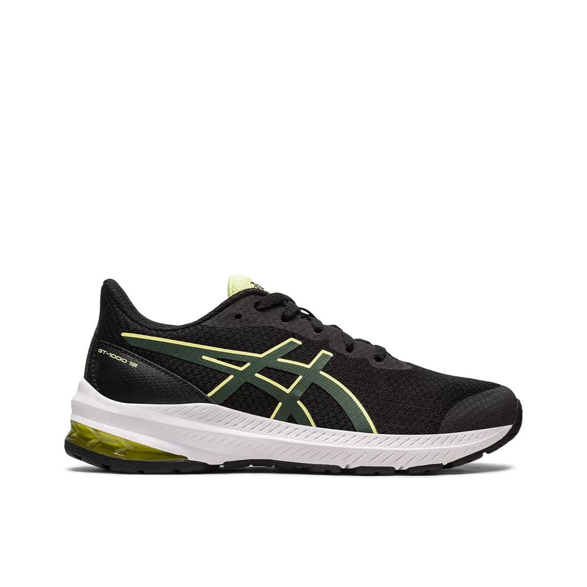 Asics GT 1000 12 GS Kids Black Rain Forest   