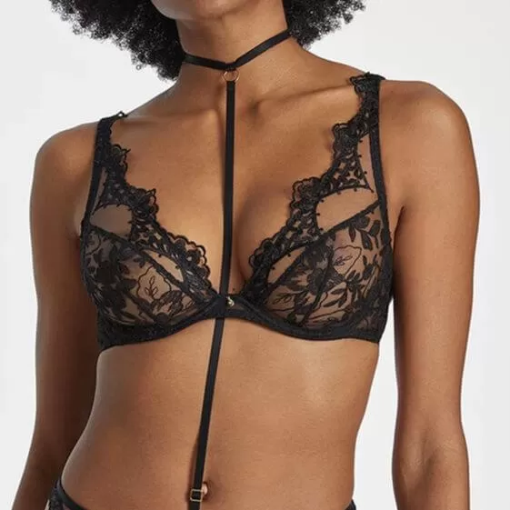 Aubade After Midnight Ultra Plunging Triangle Bra in Attraction RIN12