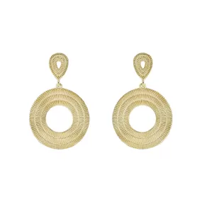 Avital Textured Drop Earrings