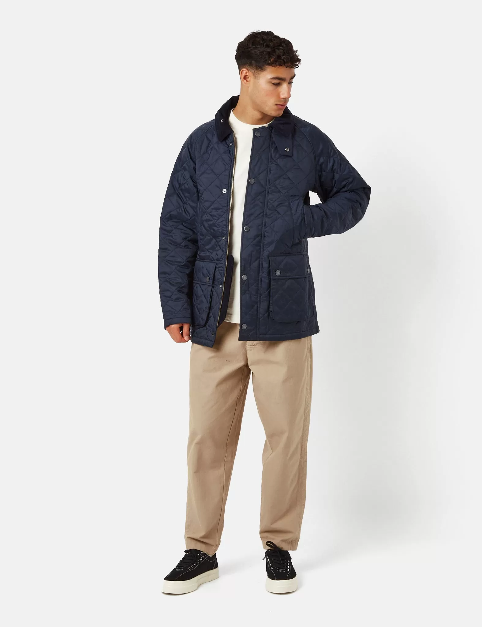 Barbour Ashby Quilted Jacket - Navy Blue