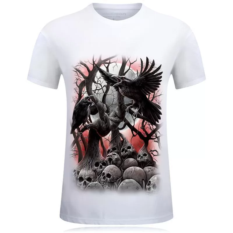 Bed of Skulls Black Crow Shirt