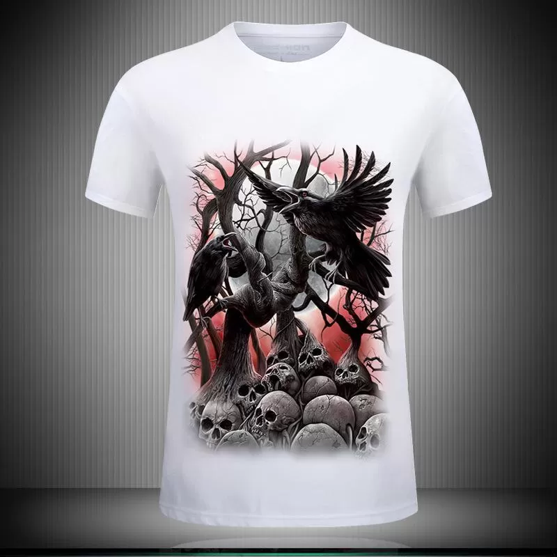 Bed of Skulls Black Crow Shirt