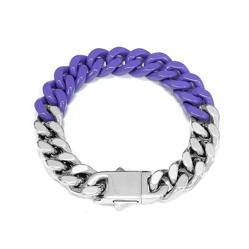 BiColor Cuban Bracelet