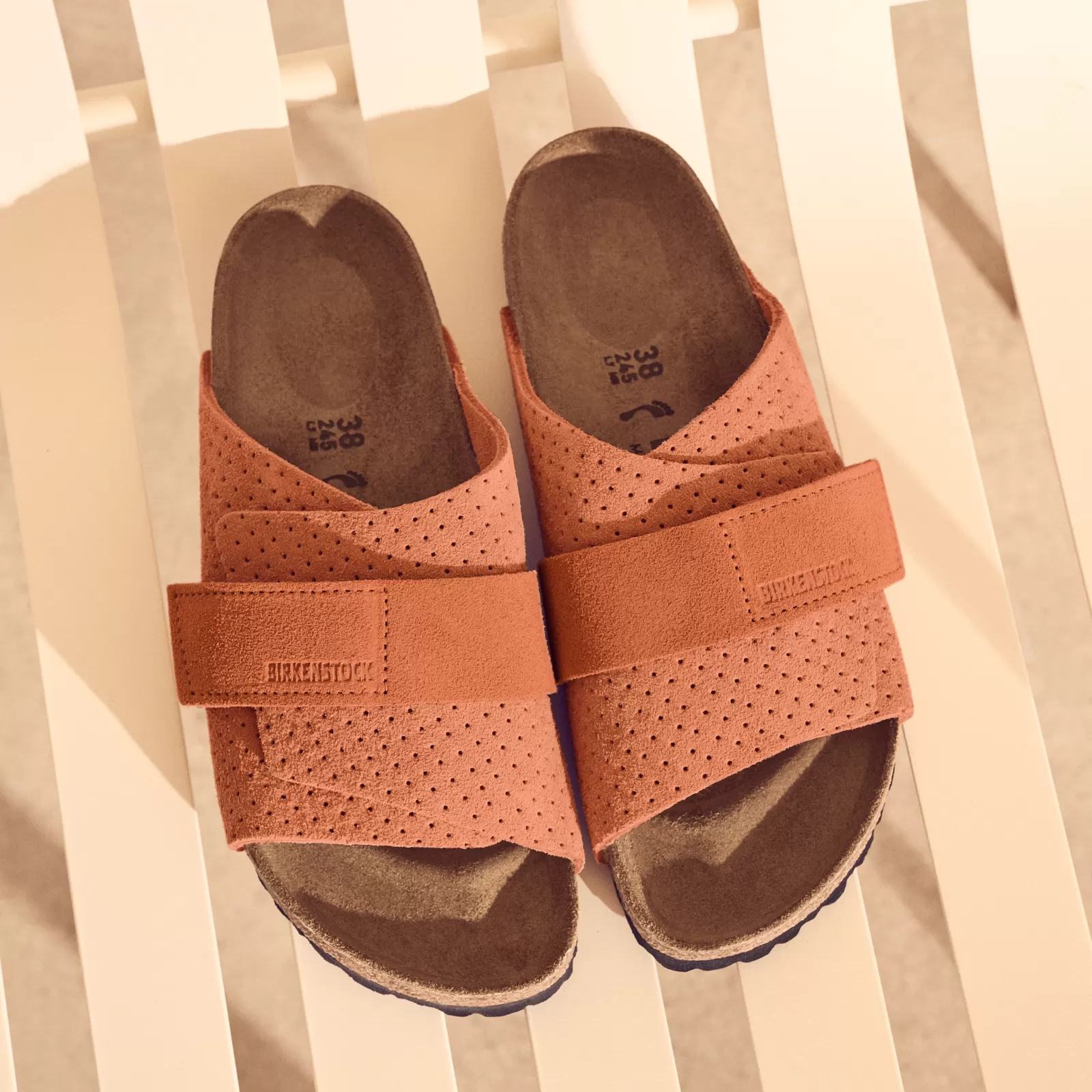 Birkenstock Kyoto (Women) - Dotted Burnt Orange Suede