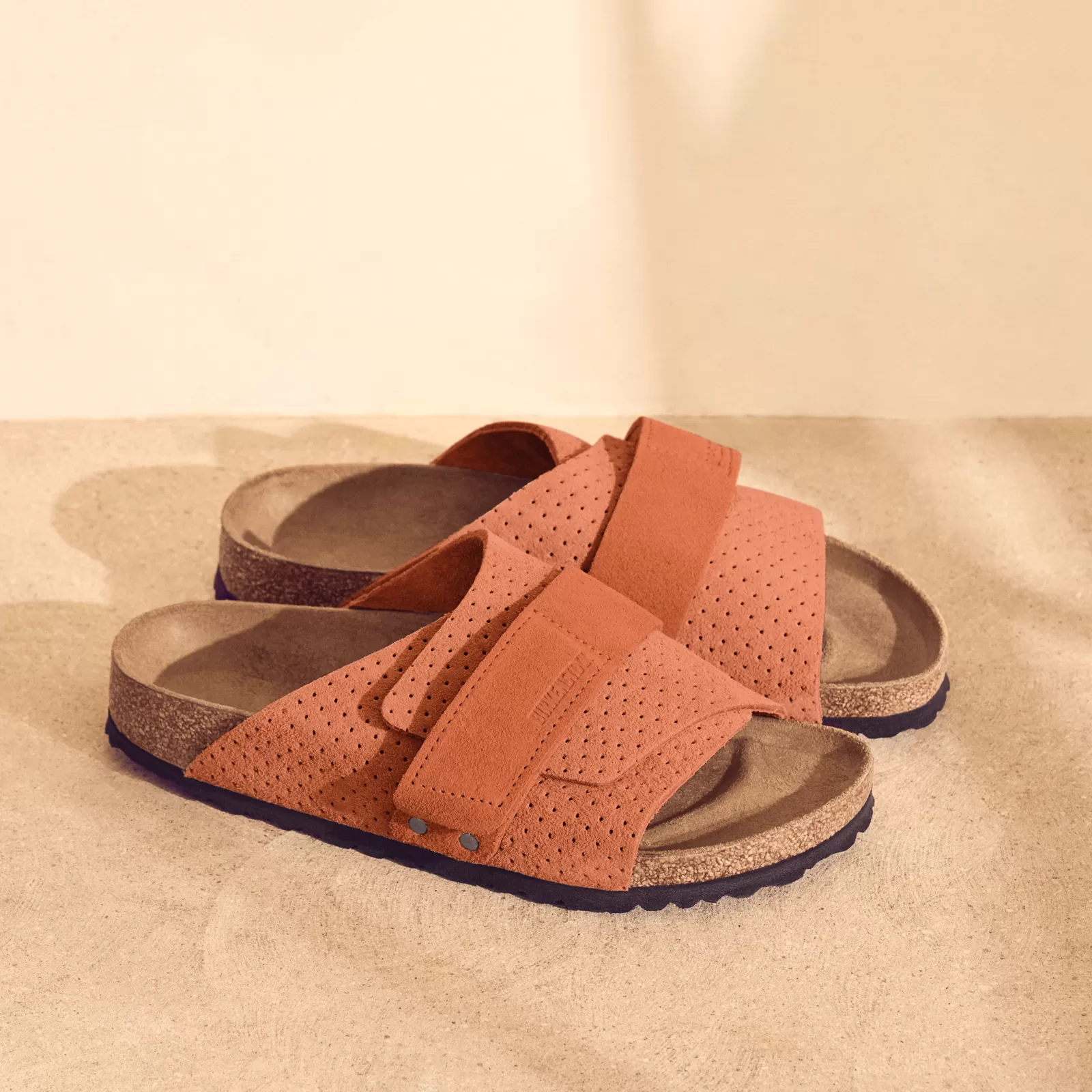 Birkenstock Kyoto (Women) - Dotted Burnt Orange Suede