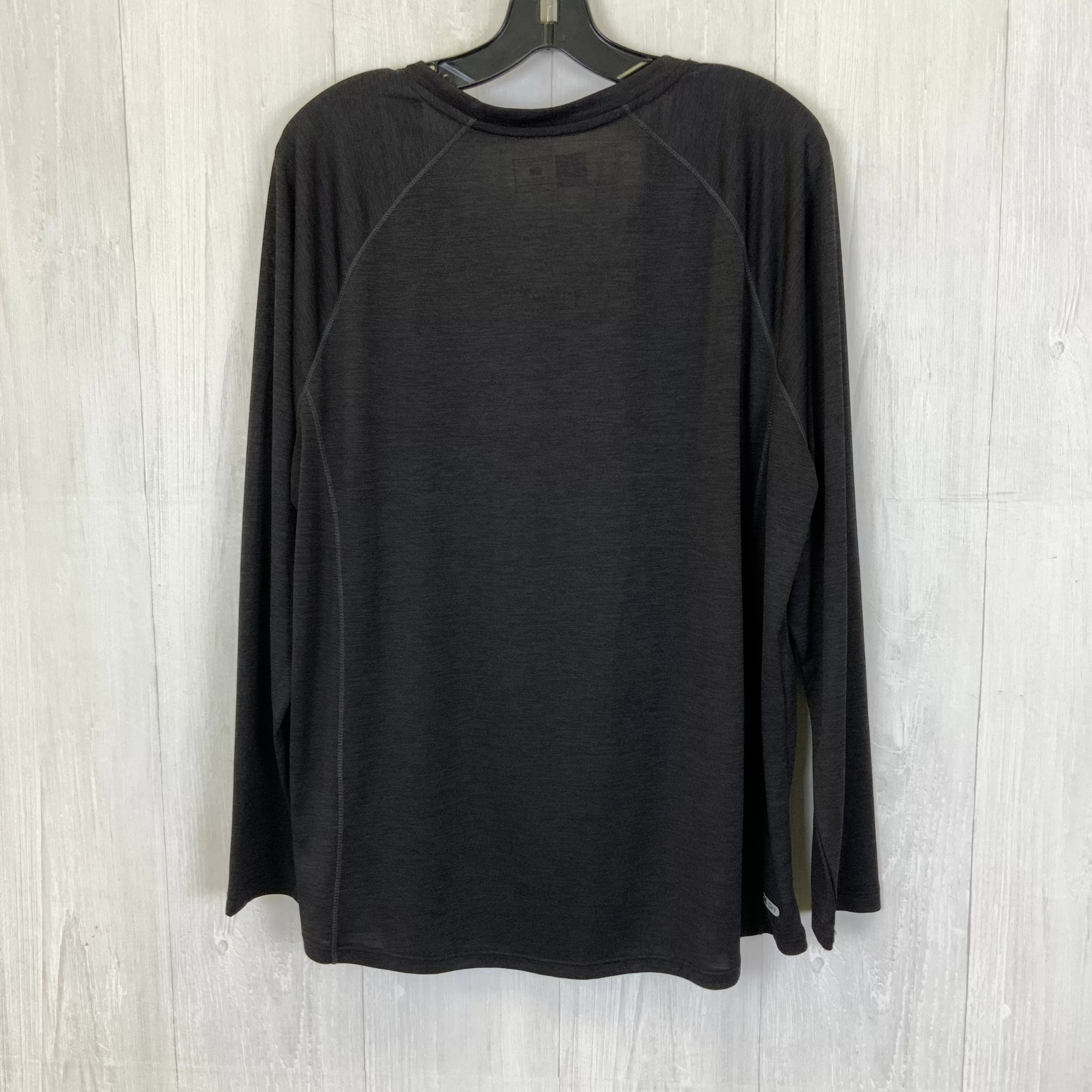 Black Athletic Top Long Sleeve Crewneck Rbx, Size 2x