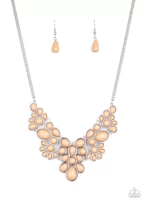 Bohemian Banquet Brown Necklace - Paparazzi Accessories