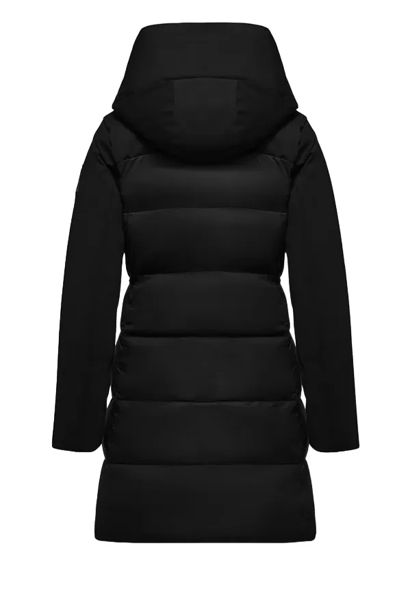 Bomboogie Long parka screwed with hood for women CW8084TNM3 90 black