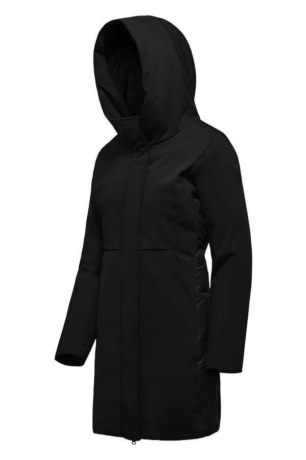 Bomboogie Long parka screwed with hood for women CW8084TNM3 90 black