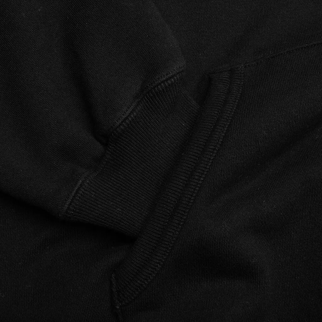 Classic Sweat Parka L/S - Black