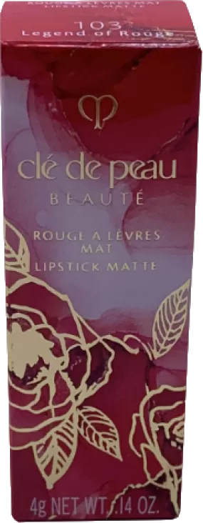 Cle de Peau 103 Legend Of Rouge Matte Lipstick Red 4g