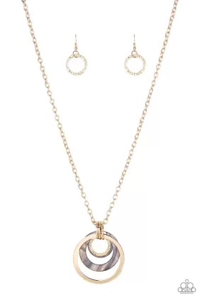 Coast Coasting Gold Necklace - Paparazzi Accessories