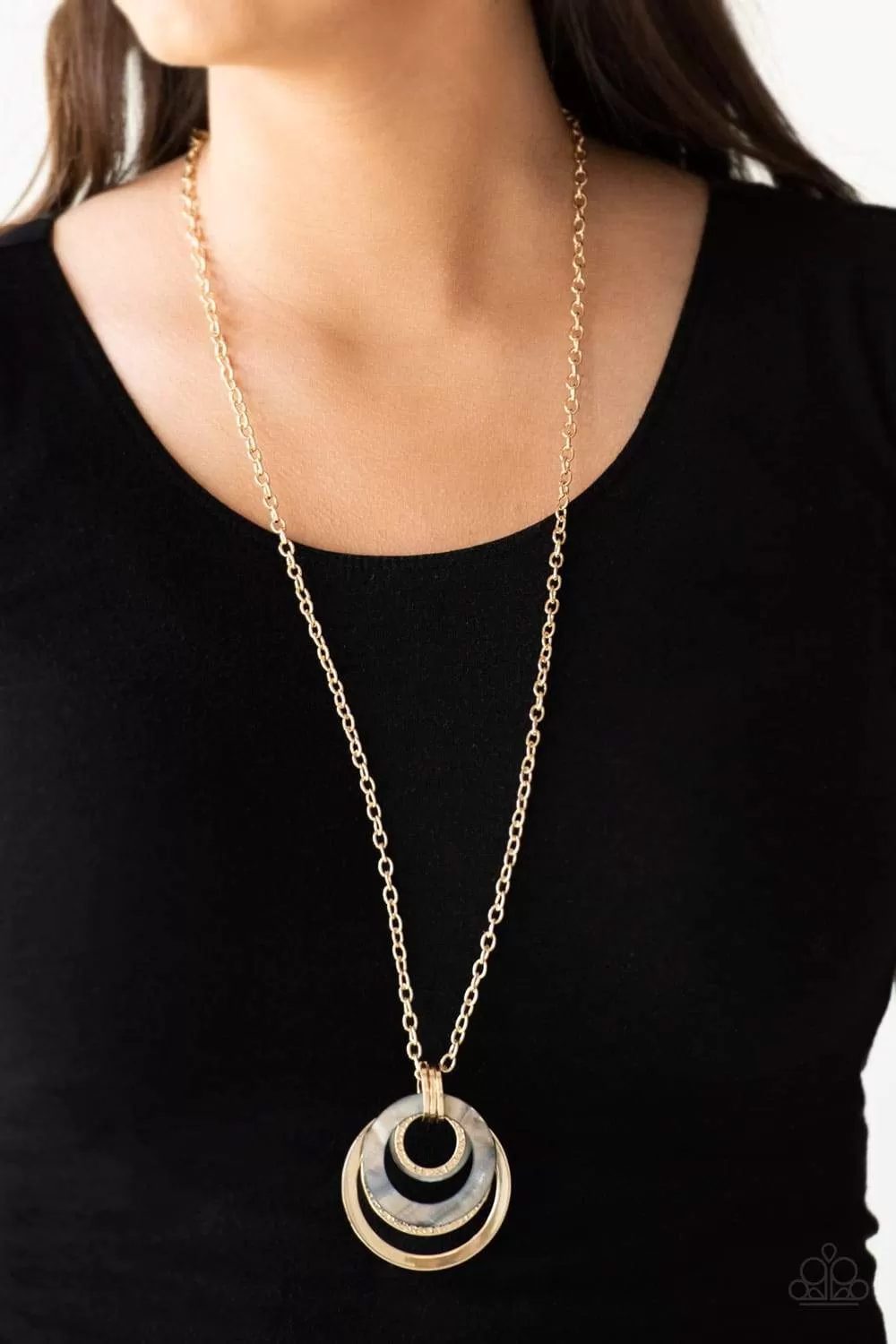 Coast Coasting Gold Necklace - Paparazzi Accessories