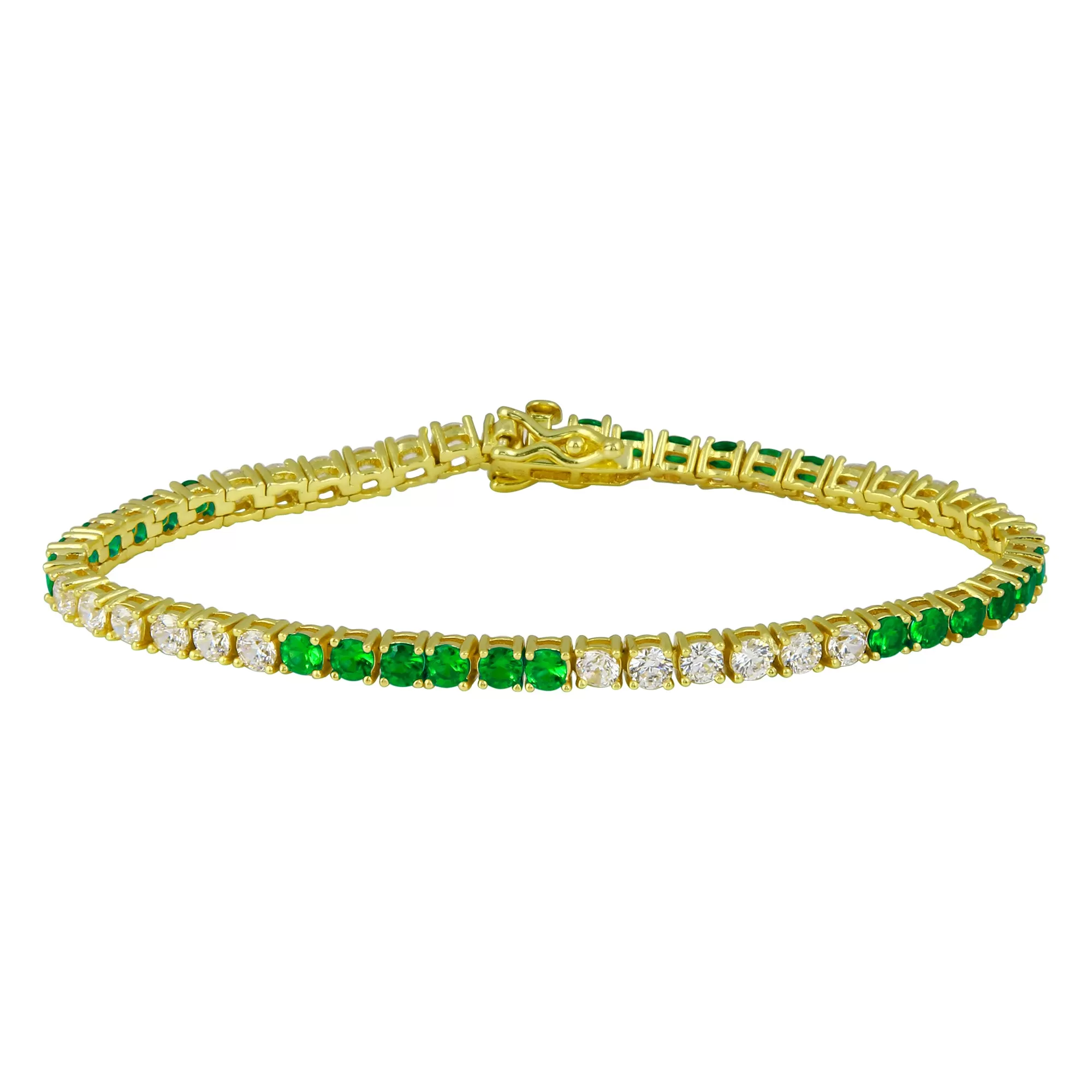 Color Diamond Tennis Bracelets