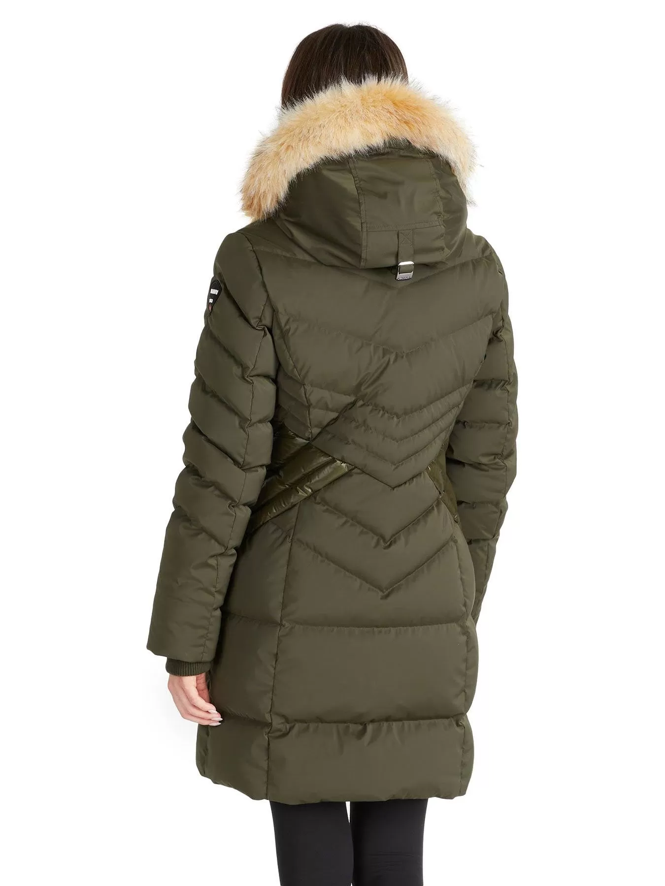 Countess Women's Puffer w/ Faux Fur Trim