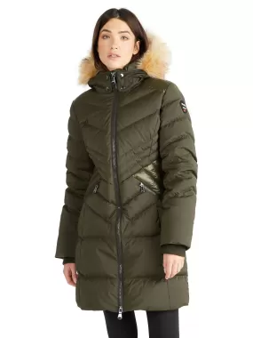 Countess Women's Puffer w/ Faux Fur Trim