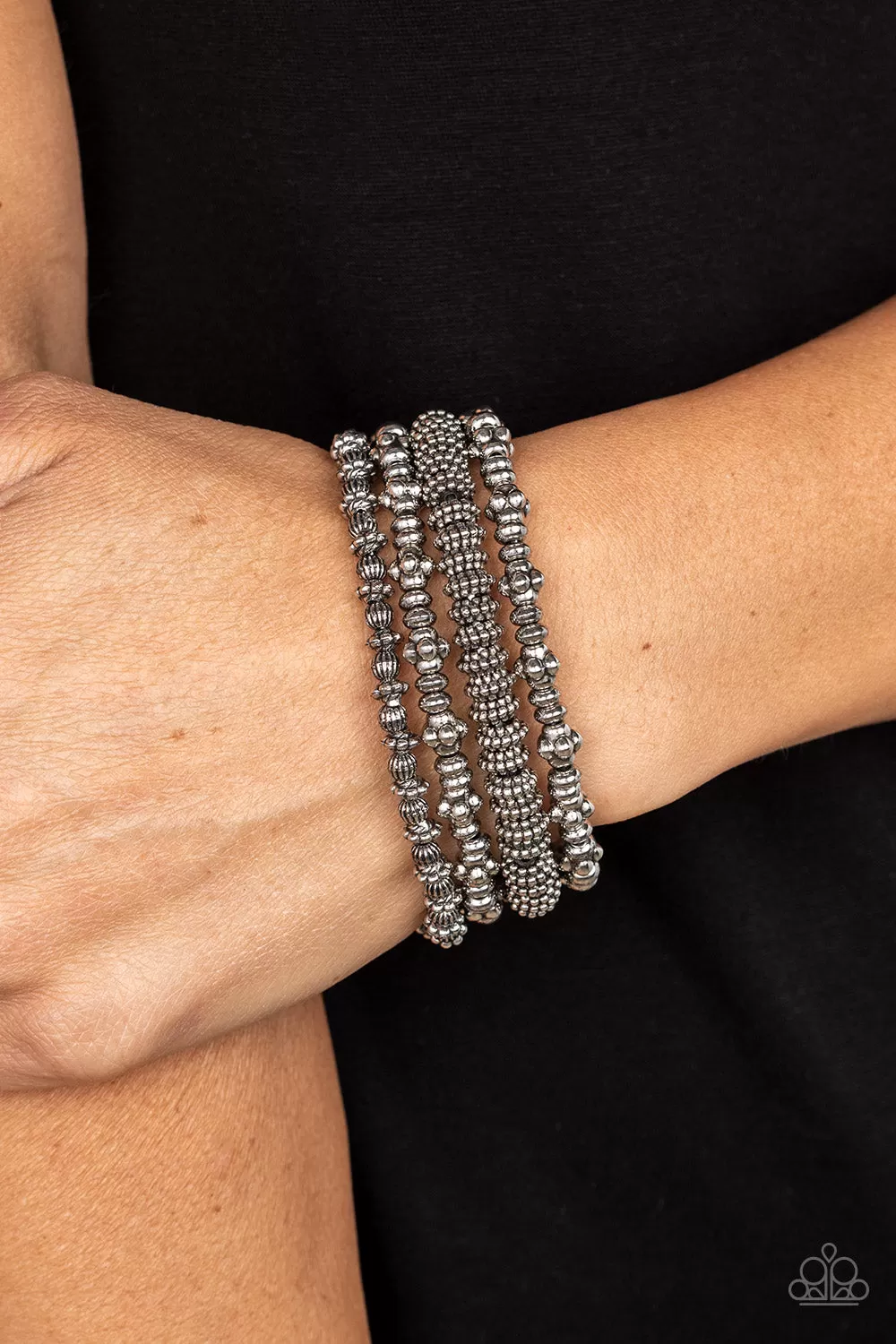 Country Charmer - Silver Bracelet Paparazzi