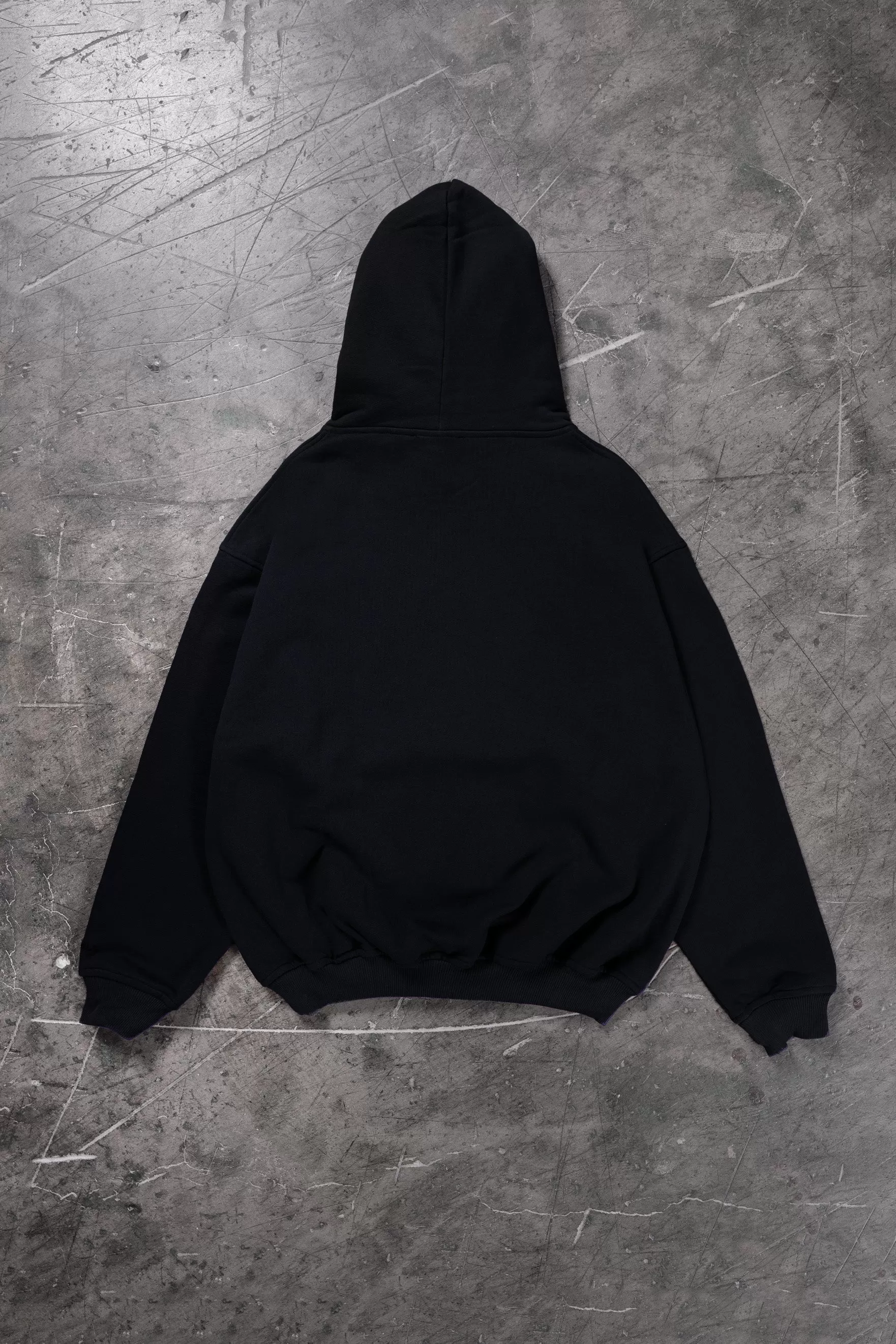 DARK NIGHT BLACK FRONTZIP