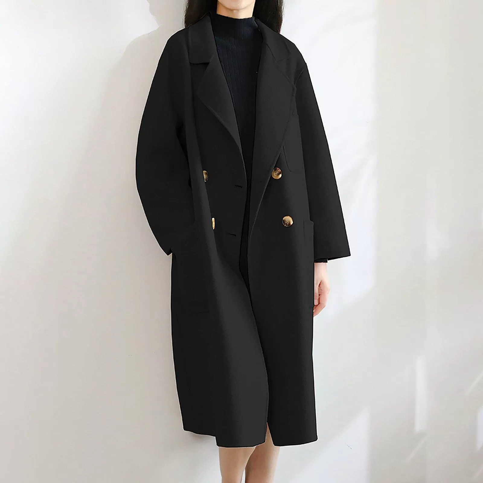 Debra Double Breasted Wool Coat