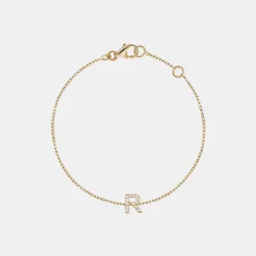 Diamond Initial Bracelet