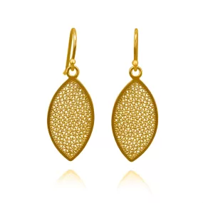 EDEN SOLID GOLD 18K SMALL EARRINGS FILIGREE