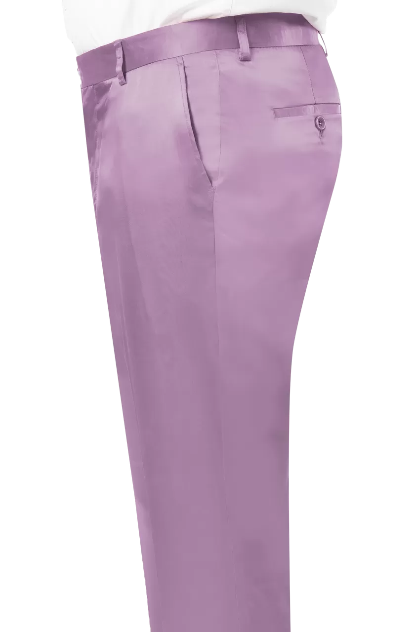 EJ Samuel Mauve Satin Pants PS02