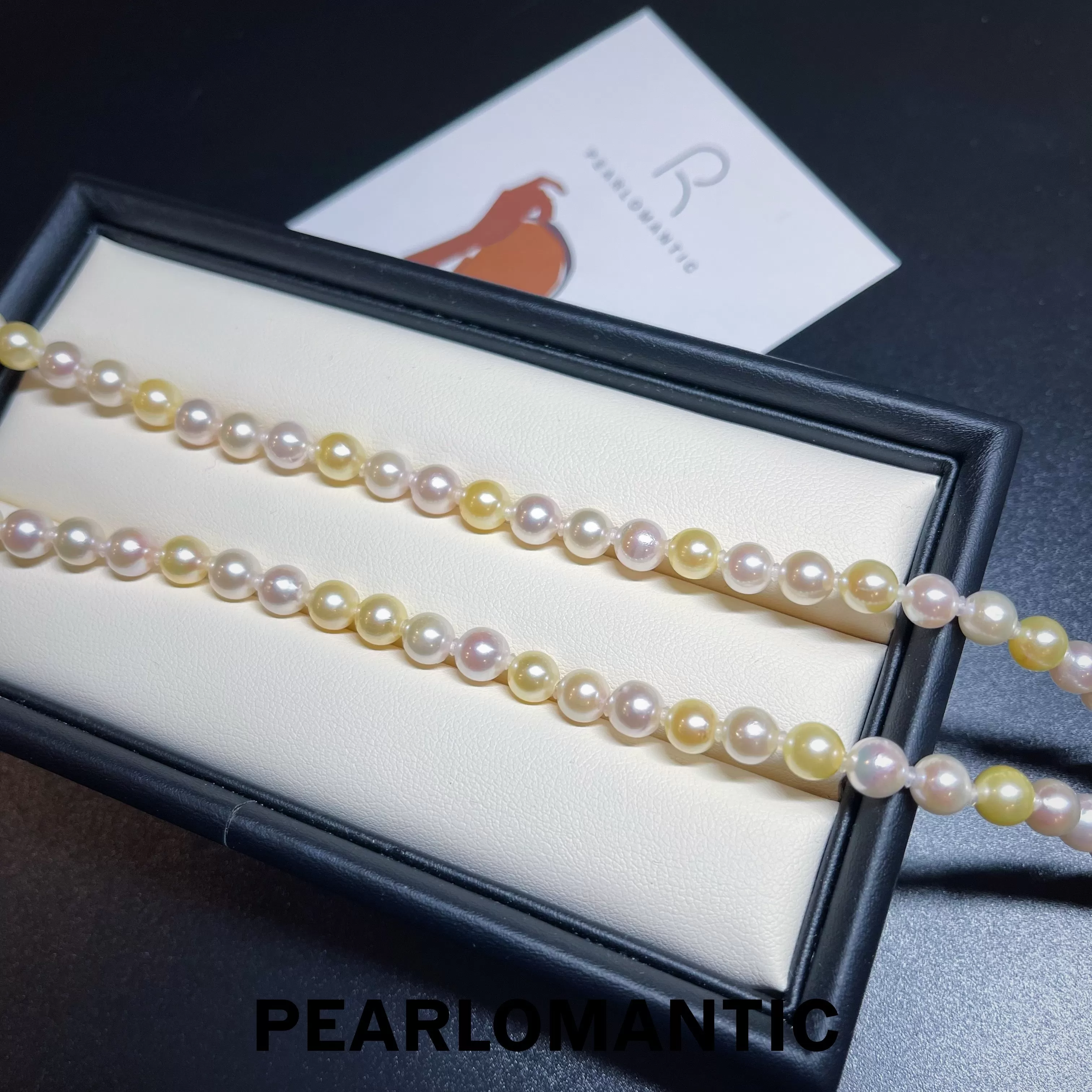 [Fine Jewelry] Akoya 6-7mm Pearl Necklace w/ Silver Multi-purpose Bowtie Clasp