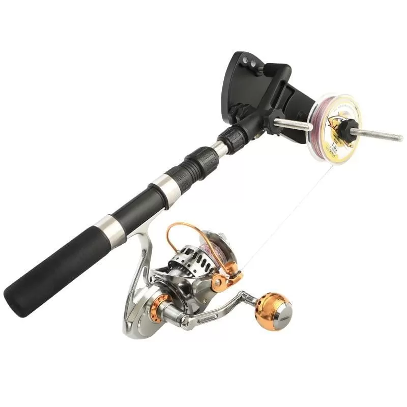 Fishing Line Spooler Winder Portable Reel Spool Spooling Station System For Spinning Or Baitcasting Fishing Reel Line New