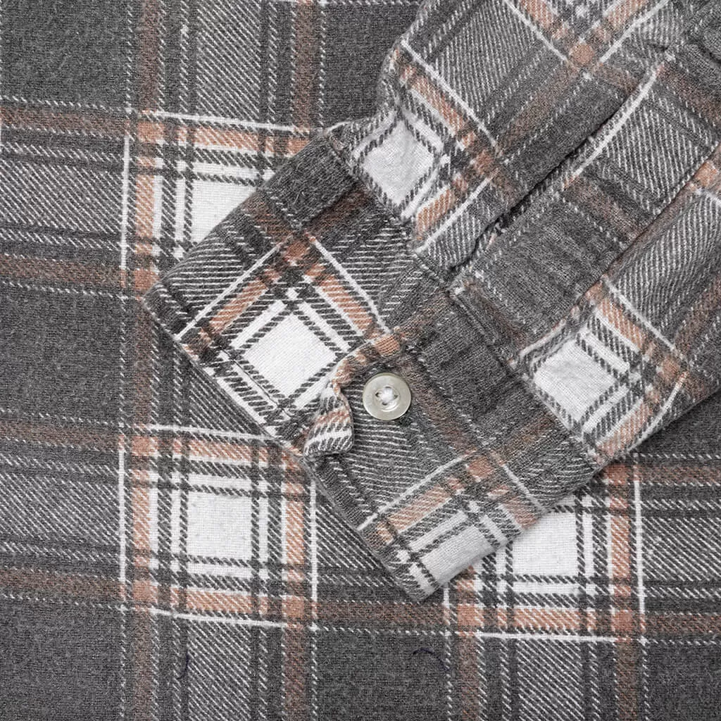 Flannel Shirt Ribbon Reflection Shirt - Assorted