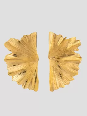 Gingko Leaf Earring Gold