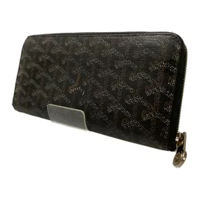 #GOYARD/Long Wallet/BLK/PVC/All Over Print