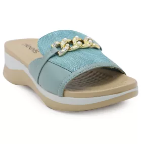 Green Casual Slipper 074149