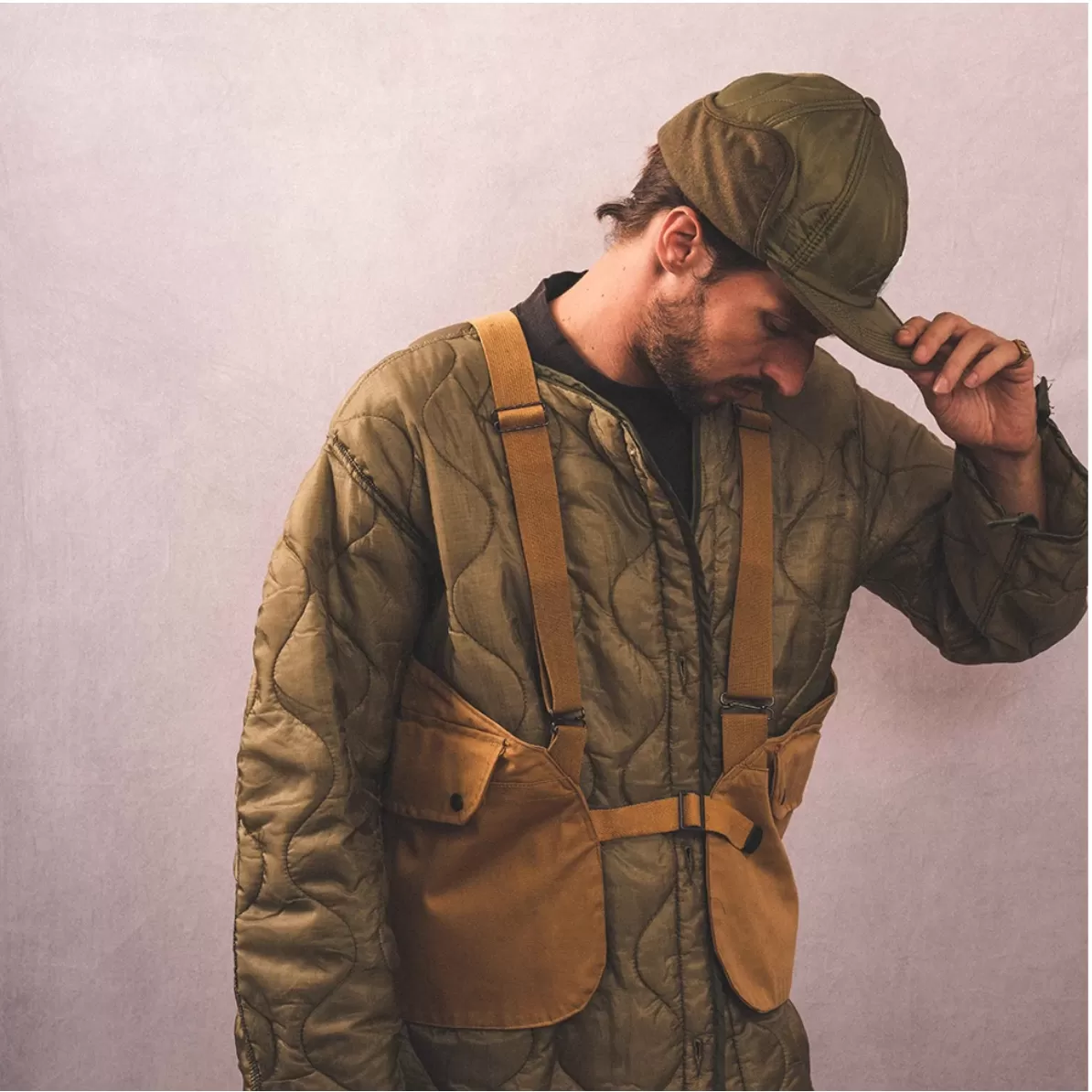 H W DOG & CO D REFLECTIVE QT CAP - Olive