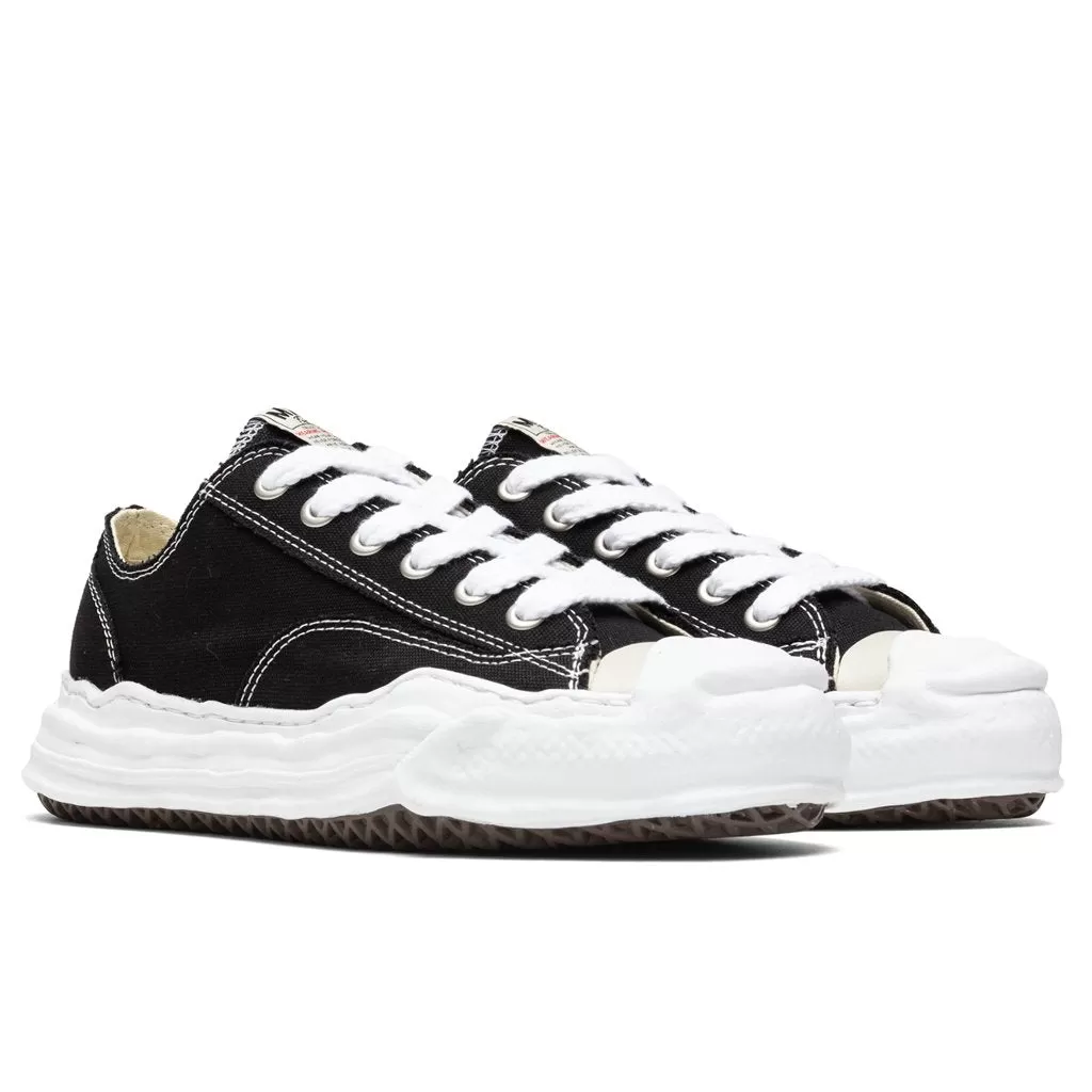 Hank Low OG Sole Toe Cap Canvas Sneaker - Black