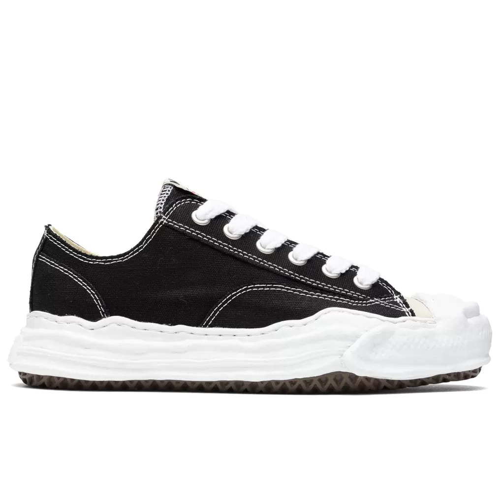 Hank Low OG Sole Toe Cap Canvas Sneaker - Black