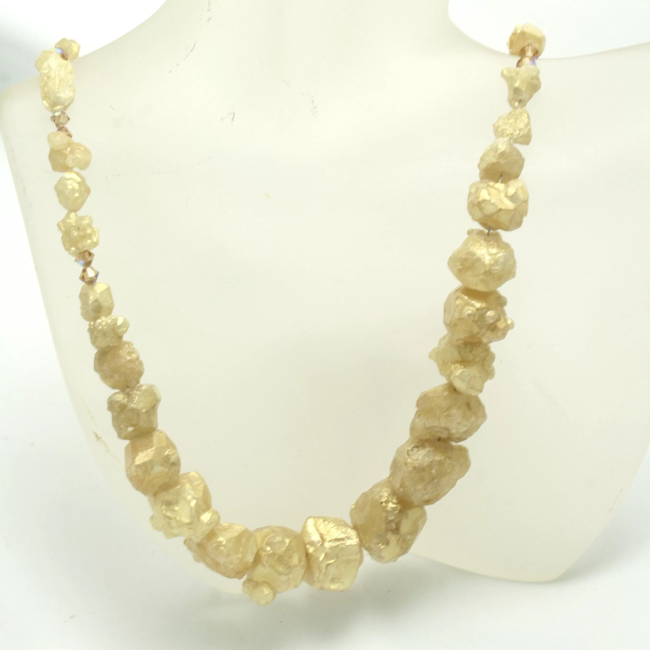 Ivory Geode Druzy Necklace