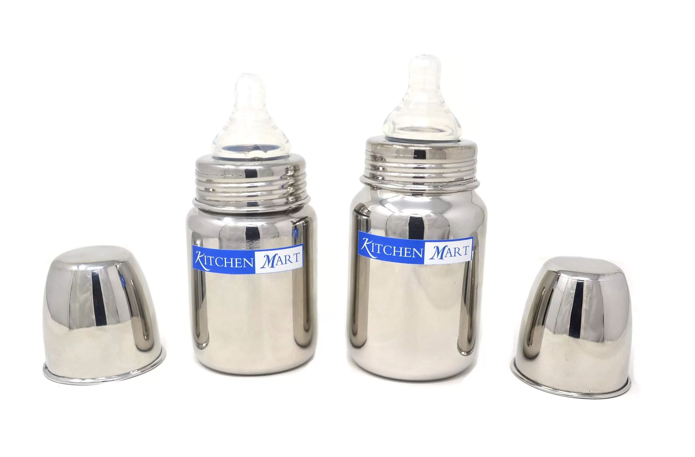 Kitchen Mart Stainless Steel Feeding Bottle Broad Mouth