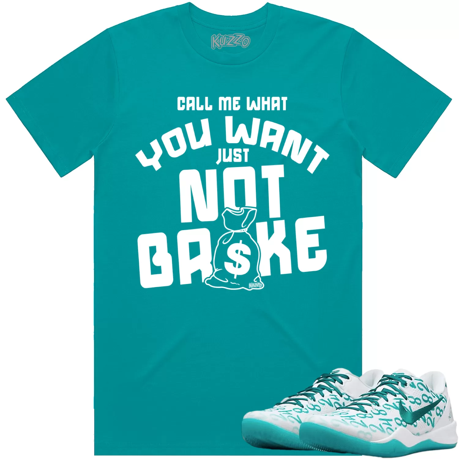 Kobe 8 Protro Radiant Emerald 8s Shirt to Match - NOT BROKE