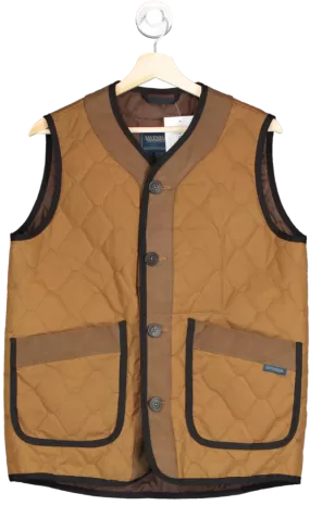 Lavenham Brown Quilted Gilet UK M