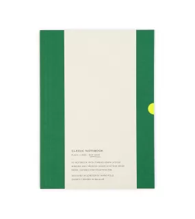 Mark Fold Classic Dot Grid Notebook: Forest Green