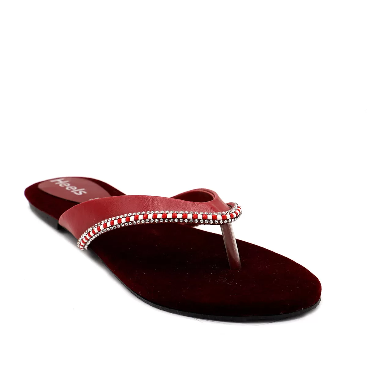 Maroon Casual Chappal 000359